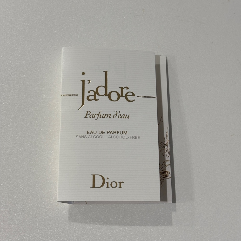 Dior J'adore Parfum D'Eau Eau de Parfum 0.04oz/1.2ml Sample Spray